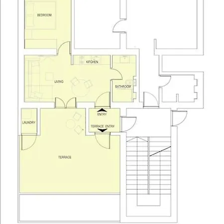 아파트 Rajiceva For 4 One Bdr 1living Terrace Knez Mihailov